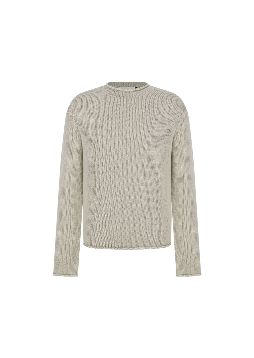 paper yarn pullover, beige