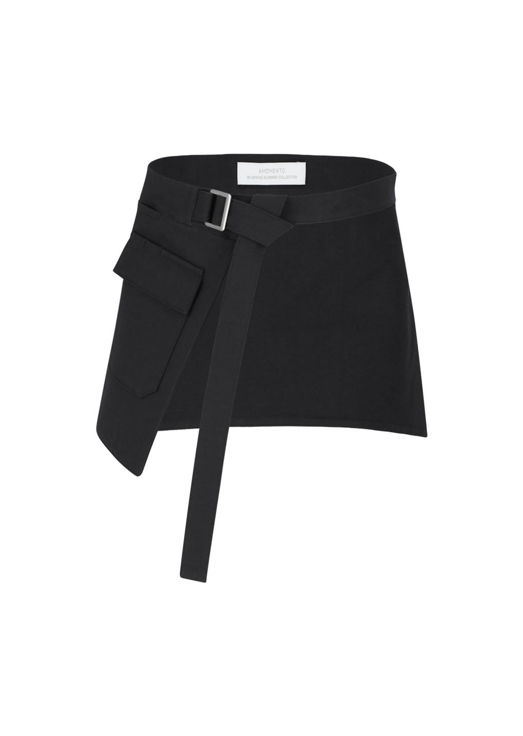 pocket apron, charcoal