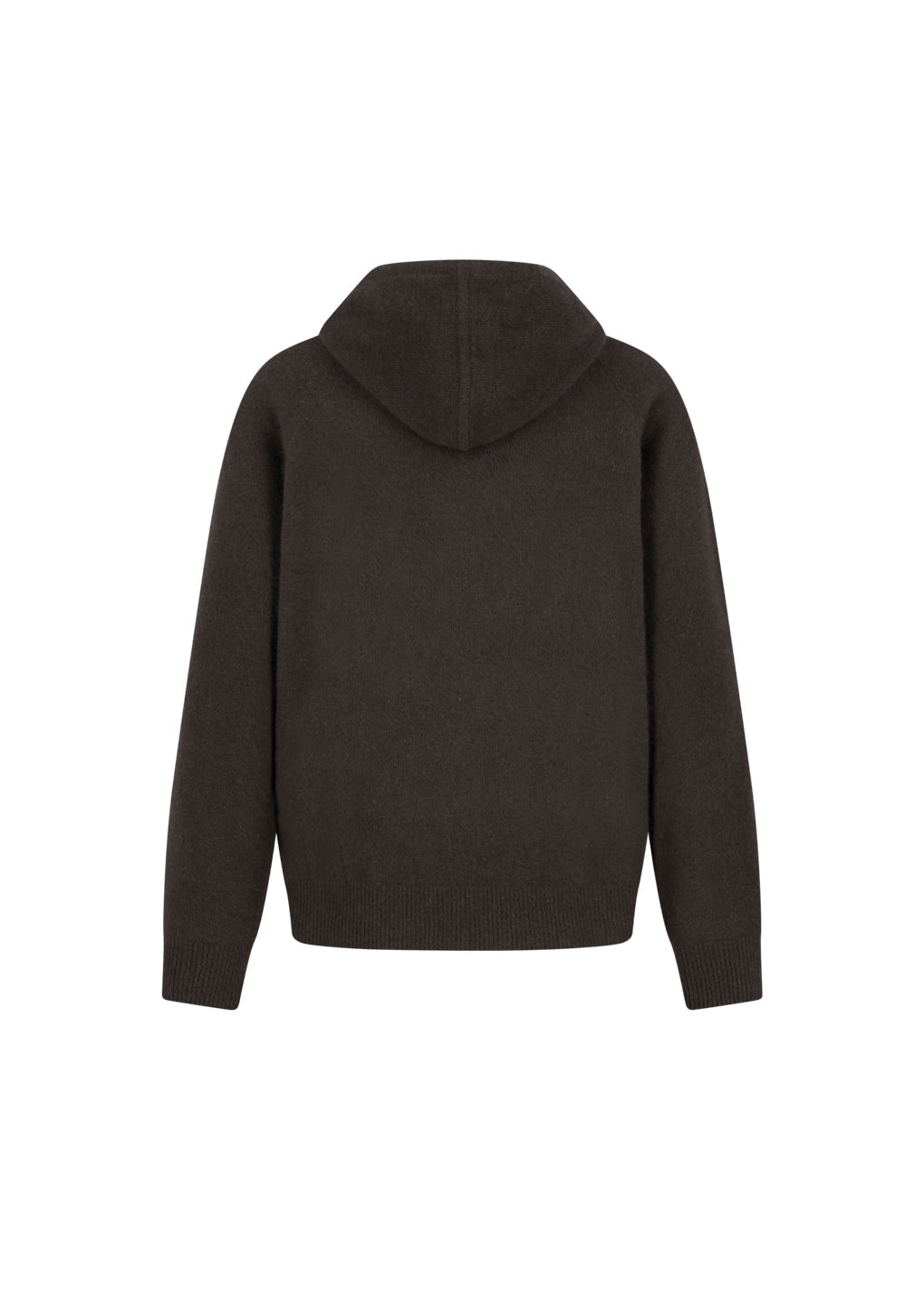 racoon hoodie knit, brown hover