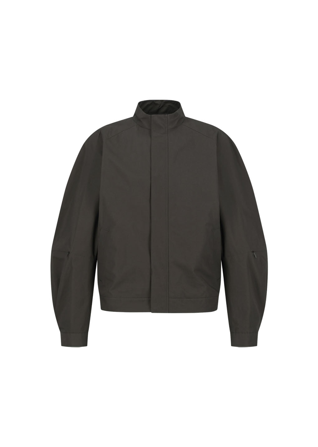 raglan cotton zip jumper, khaki