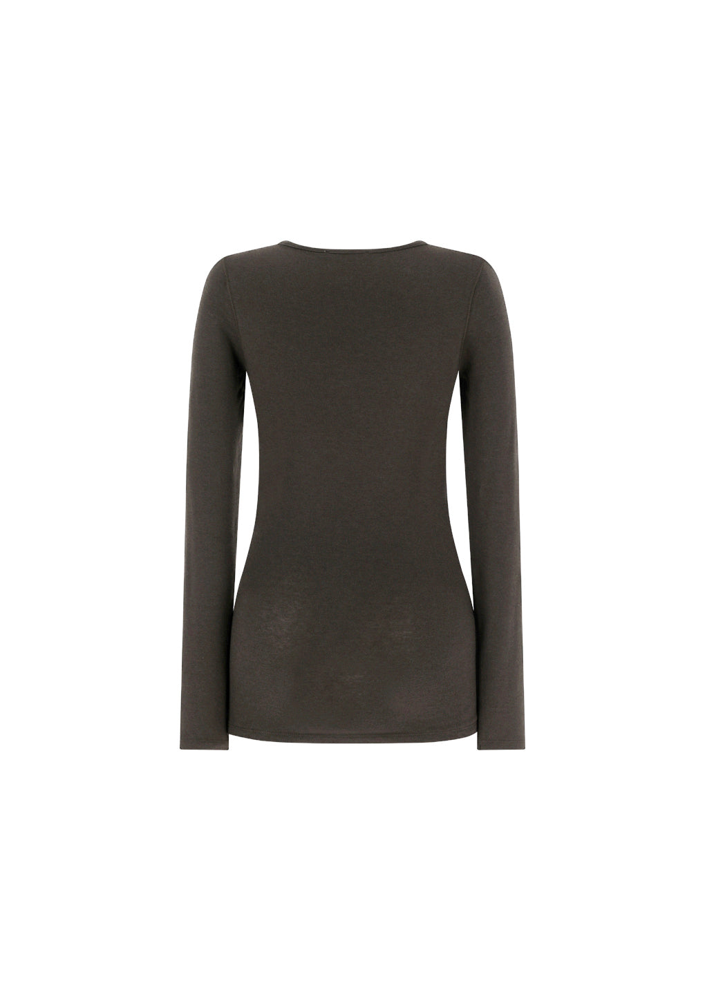round t-shirt, brown hover