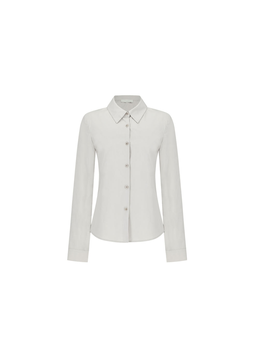 slim shirt, beige